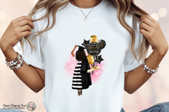 Graduation Sweatshirt PNG Black Girl Grad Balloon Design Product Image 6