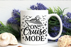 On Cruise Mood Svg, Cruise Ship Svg, Family Cruise Svg. Product Image 7