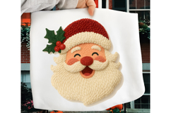 Yarn Santa Png Crochet Yarn Christmas, Santa Faux Yarn PNG Product Image 4