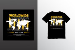Worldwide writing design, suitable for screen printing Product Image 1