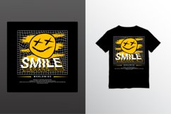Smile writing design, suitable for screen printing t-shirts Product Image 1