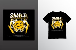 Smile writing design, suitable for screen printing t-shirts Product Image 1