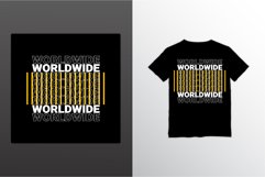 Worldwide writing design, suitable for screen printing Product Image 1