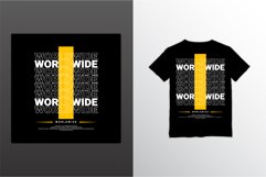 Worldwide writing design, suitable for screen printing Product Image 1