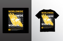 Worldwide writing design, suitable for screen printing Product Image 1