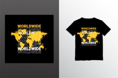 Worldwide writing design, suitable for screen printing Product Image 1