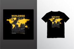 Worldwide writing design, suitable for screen printing Product Image 1