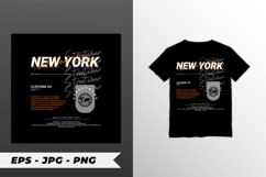 New york city writing design, suitable for screen printing Product Image 1