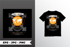 Worldwide writing design, suitable for screen printing Product Image 1