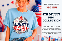 Liberty Runs Deep 1776 PNG | America 250 DTF Product Image 6