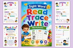 Sight Word Read, Trace &amp; Write Workbook Product Image 6