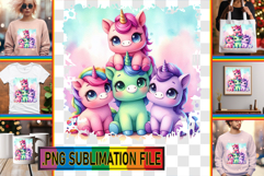 Joyful TSHIRT Gift Magic PNG, Cute Animals Product Image 1