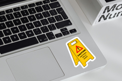 Caution Emotional Spills Ahead PNG | Funny Wet Floor Sign Product Image 2