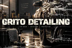 Axeblast Cracked Font - Heavy Stone Font for Bold Brands Product Image 6