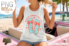 Saltwater Sunshine Sandy Toes png, Beach Summer DTF Product Image 3