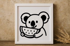 Cute Summer Koala SVG Product Image 1