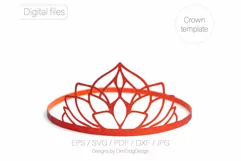 Princess crown svg Birthday party crown Princess tiara Product Image 8