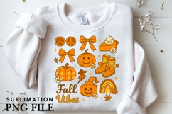 Fall vibes png design for T-shirts Product Image 3