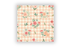 Pastel Gingham Seamless Pattern Bundle, Cottagecore Plaid Product Image 5