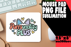 JOYFUL mouse MAT Playful Art, Cat Quote Product Image 1