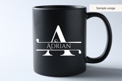 Golf Monogram SVG Bundle 26 Letters Product Image 6