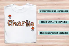 Basketball sport alphabet clipart, basketball letters doodle Product Image 6