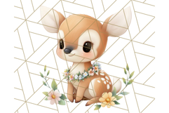 Woodland Nursery Baby Animals And Fantasy Forest PNG Clipart Product Image 2