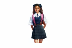 Back to school clipart, Black girl clipart, Teacher clipart Product Image 8