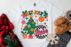 Christmas Retro Quote Png Design Product Image 1