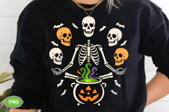 Funny Skeleton Halloween PNG, Spooky Season PNG, Halloween Product Image 5