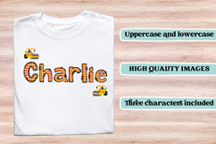 Construction Alphabet Clipart, construction letters doodle Product Image 6