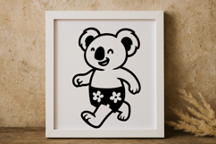 Cute Summer Koala SVG Product Image 1