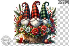 Christmas Gnome Sublimation - Clipart PNG Design Product Image 1