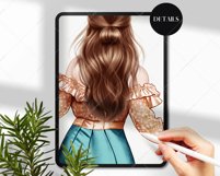 Fashion Girls Clipart, Summer BFF PNG Product Image 7