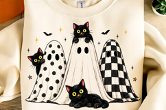 Retro Halloween PNG, Summerween Ghost Design, Spooky Season Product Image 2