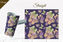Tumbler Sublimation Design Flowers and Butterflies / 8 PNG Product Image 3