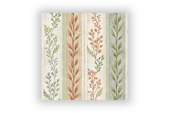 Linen Texture Stripe Digital Paper, Seamless Watercolor Product Image 6