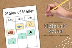 States of Matter Educational Worksheets Product Image 2