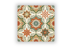 Arabesque Geometric Tile Digital Paper, Seamless Boho Product Image 5