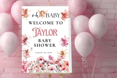 Baby Shower Welcome Sign Template 118 Product Image 3