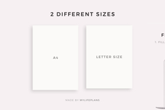 2026 Monthly Planner with Holidays, Dated Month on 2 Pages Product Image 6