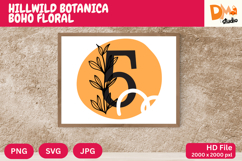 Hillwild Botanica Boho Floral Monogram Product Image 1