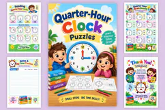 Quarter-Hour Clock Puzzles Product Image 6
