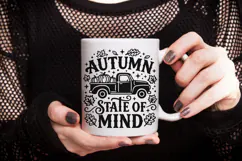 Autumn State Of Mind Svg, Funny Thanksgiving Svg, Truck Svg. Product Image 7