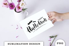 Halloween Lettering Sublimation Design Download Product Image 6