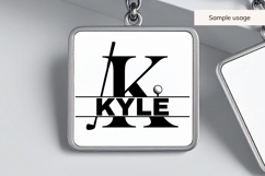 Golf Monogram SVG Bundle 26 Letters Product Image 6