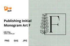 Publishing Initial Monogram Art Product Image 1