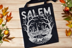 Salem Witch Svg, Haunted house Svg, Salem town Svg. Product Image 6