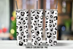 Leopard Print Tumbler Wrap Sublimation PNG Product Image 2