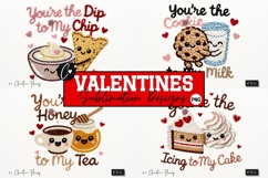 Funny Valentine PNG Faux Latch Hook Yarn - 4 Designs Product Image 1